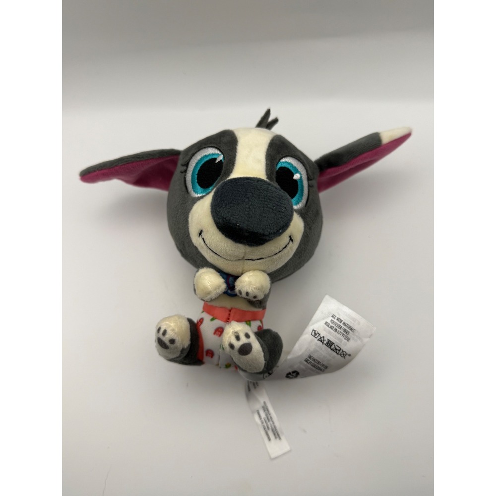 Disney Store T.O.T.S. Pablo Puppy Dog 6.5"Plush Stuffed Animal Gray White